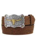 Women's Western Belt Floral Engraved N3497744 - Circle B Western Wear