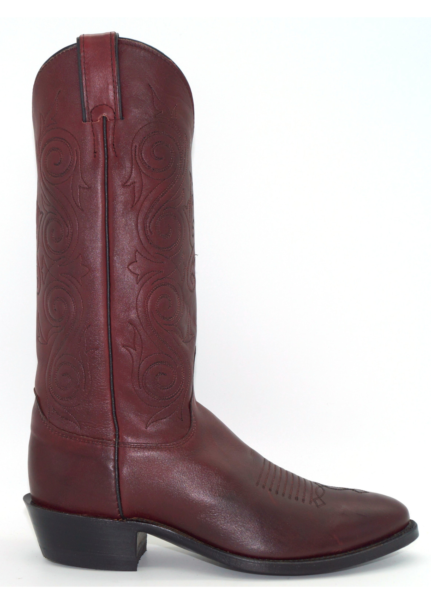 Justin Cowhide Black Cherry 2414