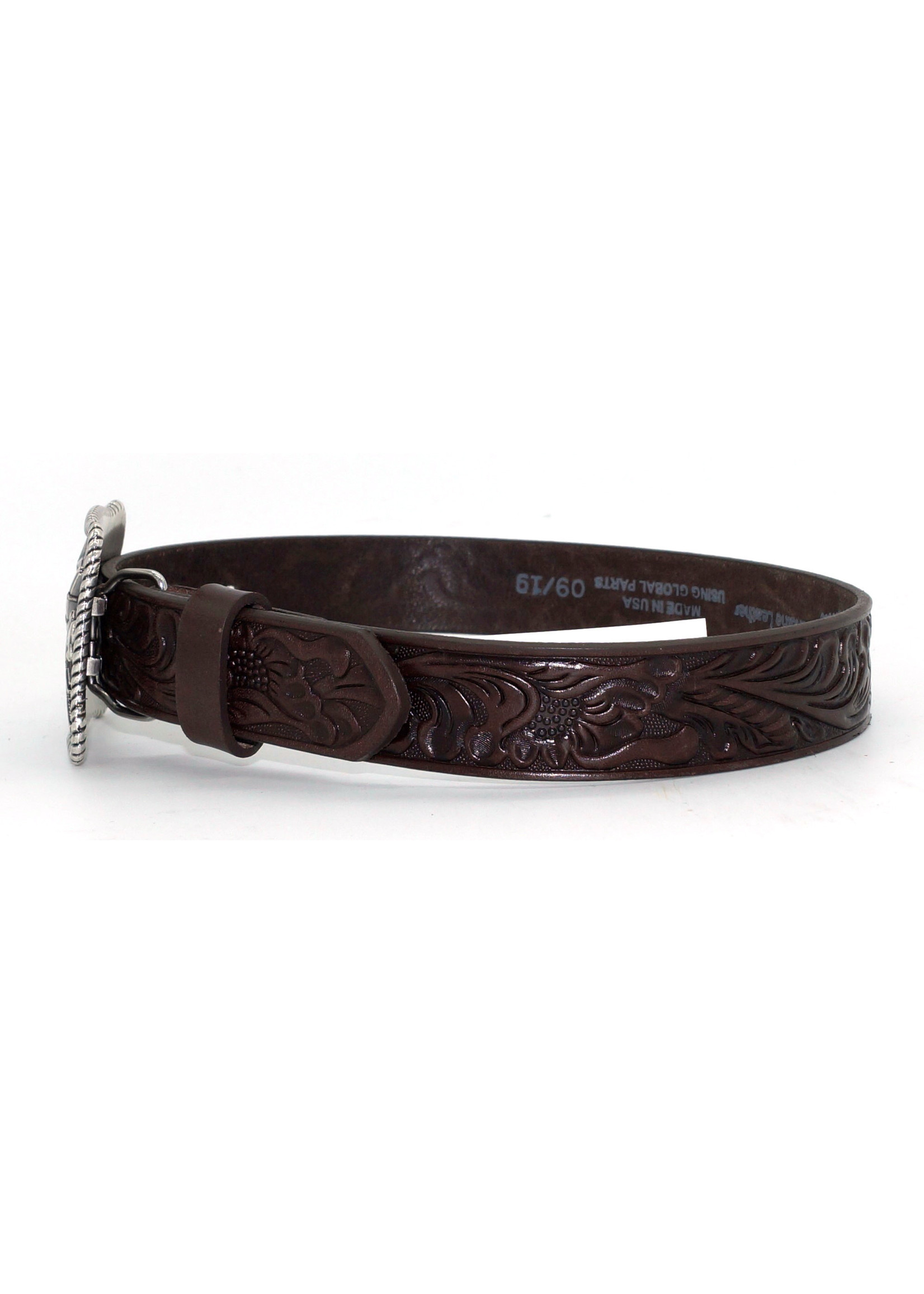 Tony Lama Children's Cowboy & Indian Leather Belt C60238