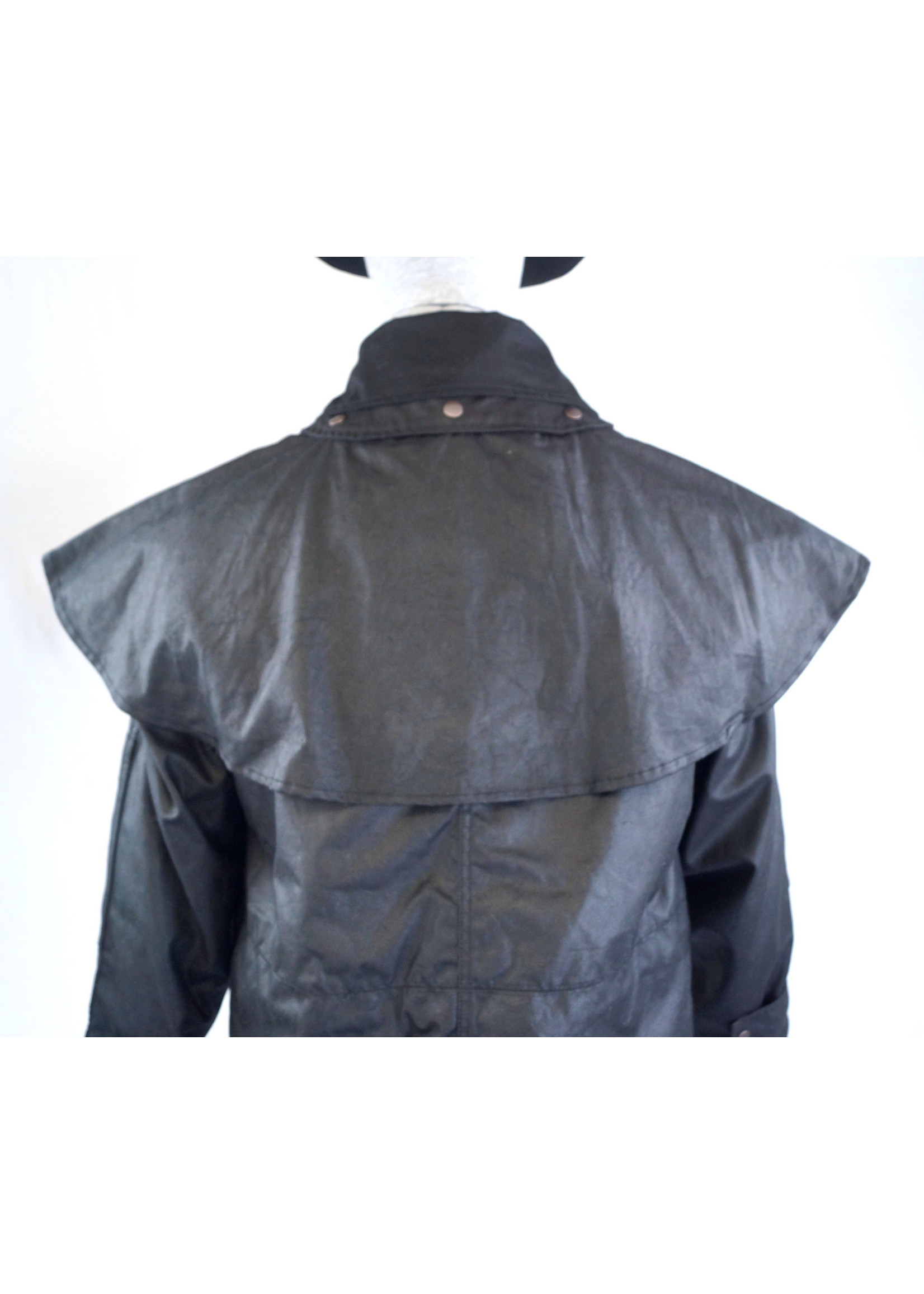 Black Australian Outback Short Duster Jacket