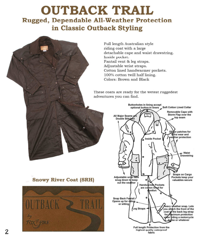 Black Outback Long Duster Jacket - Circle B Western Wear