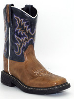 Old West Children's All over Leather Western Boot WB1002
