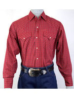 Ely Men's Long Sleeve Red Checkered Shirt