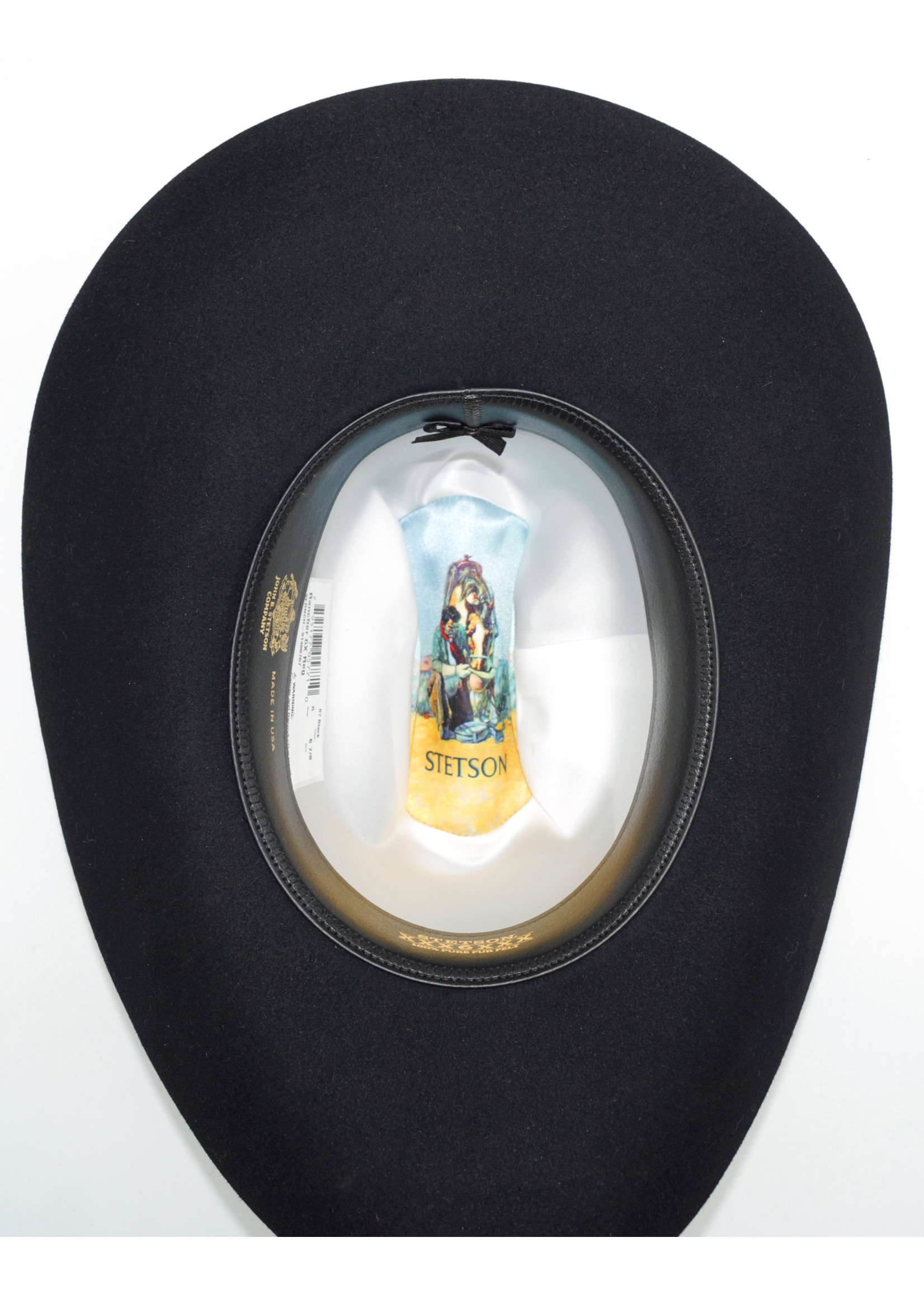 Rancher Black 6X Felt Hat - 4 inch Brim 