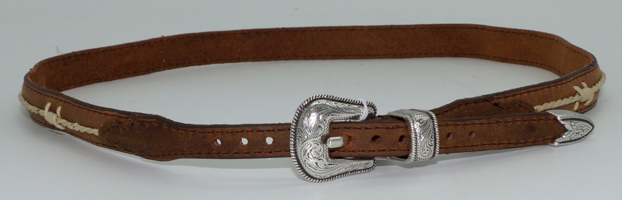 Sterling Silver hi Barbed Wire Hat Band