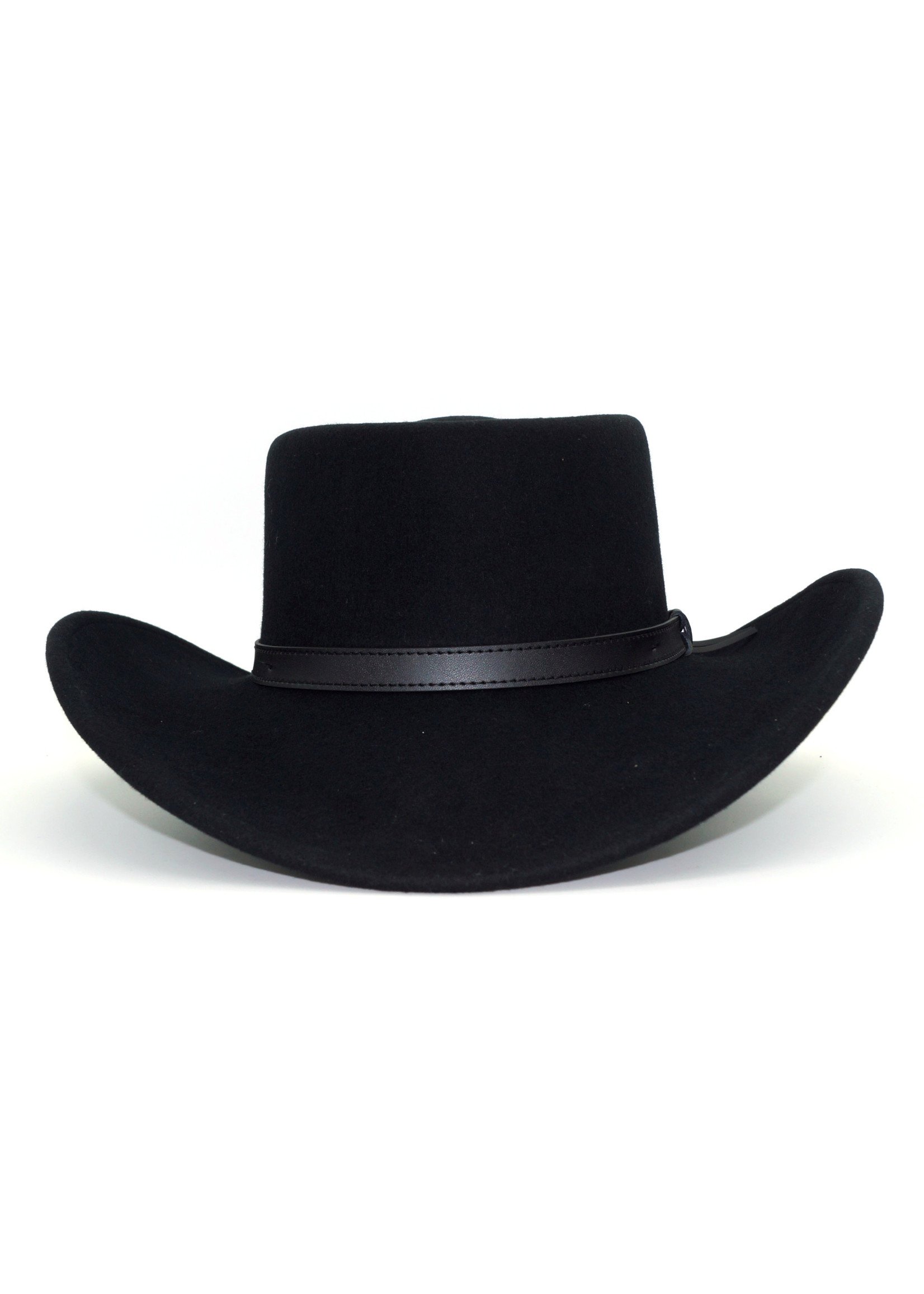 Twister Western Cowboy Hat Gambler Wool Crushable Black 7211801