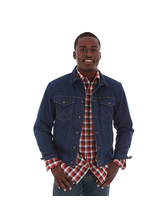 wrangler cowboy cut unlined denim jacket