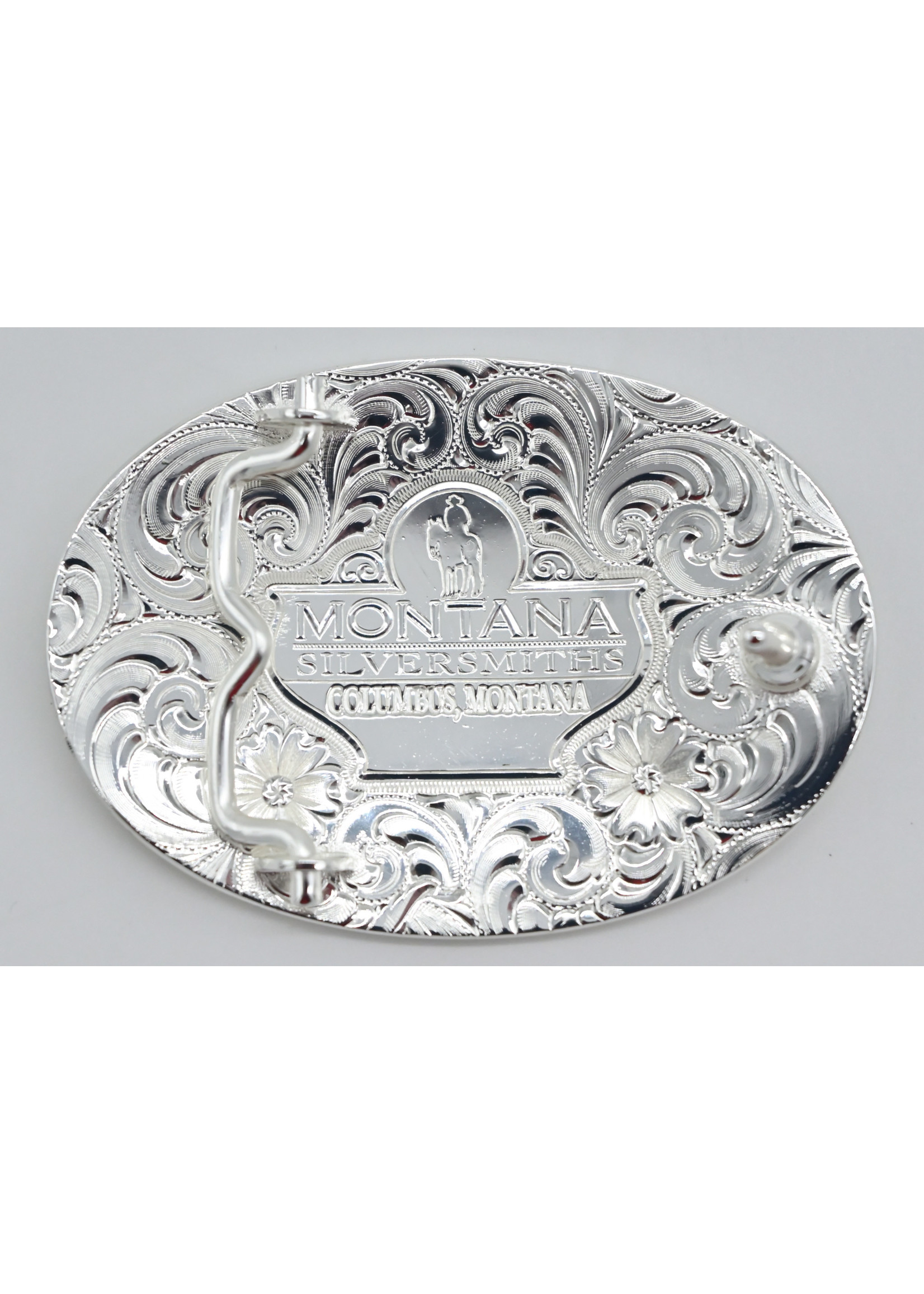 Montana Silversmiths 1840-Medium Oval Buckle Fancy