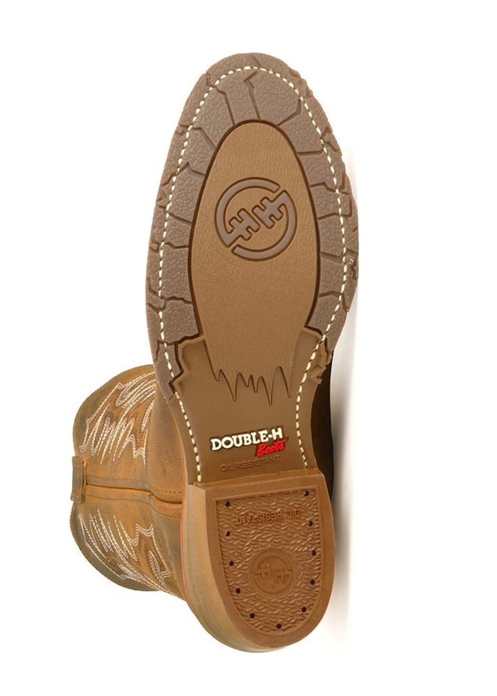 Double H Steel Toe Gel Ice Work Western 12 10 Men's Brown