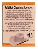 M&F 01032 Felt Hat Cleaning Sponge