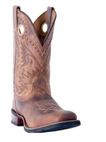 Laredo Tan Kane Broad Square Toe Mens Western Boots 7812