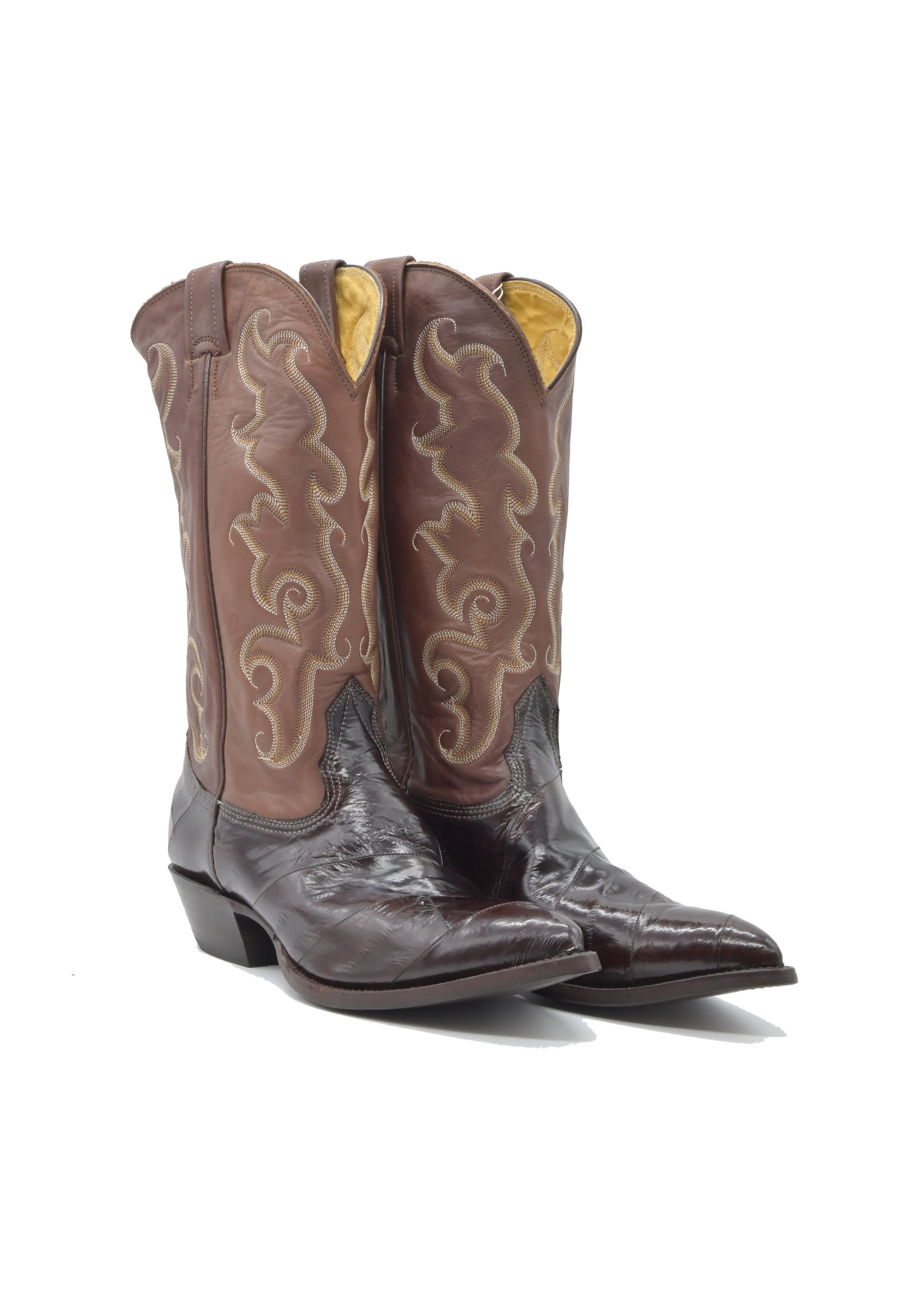 Lucchese eel skin boots store