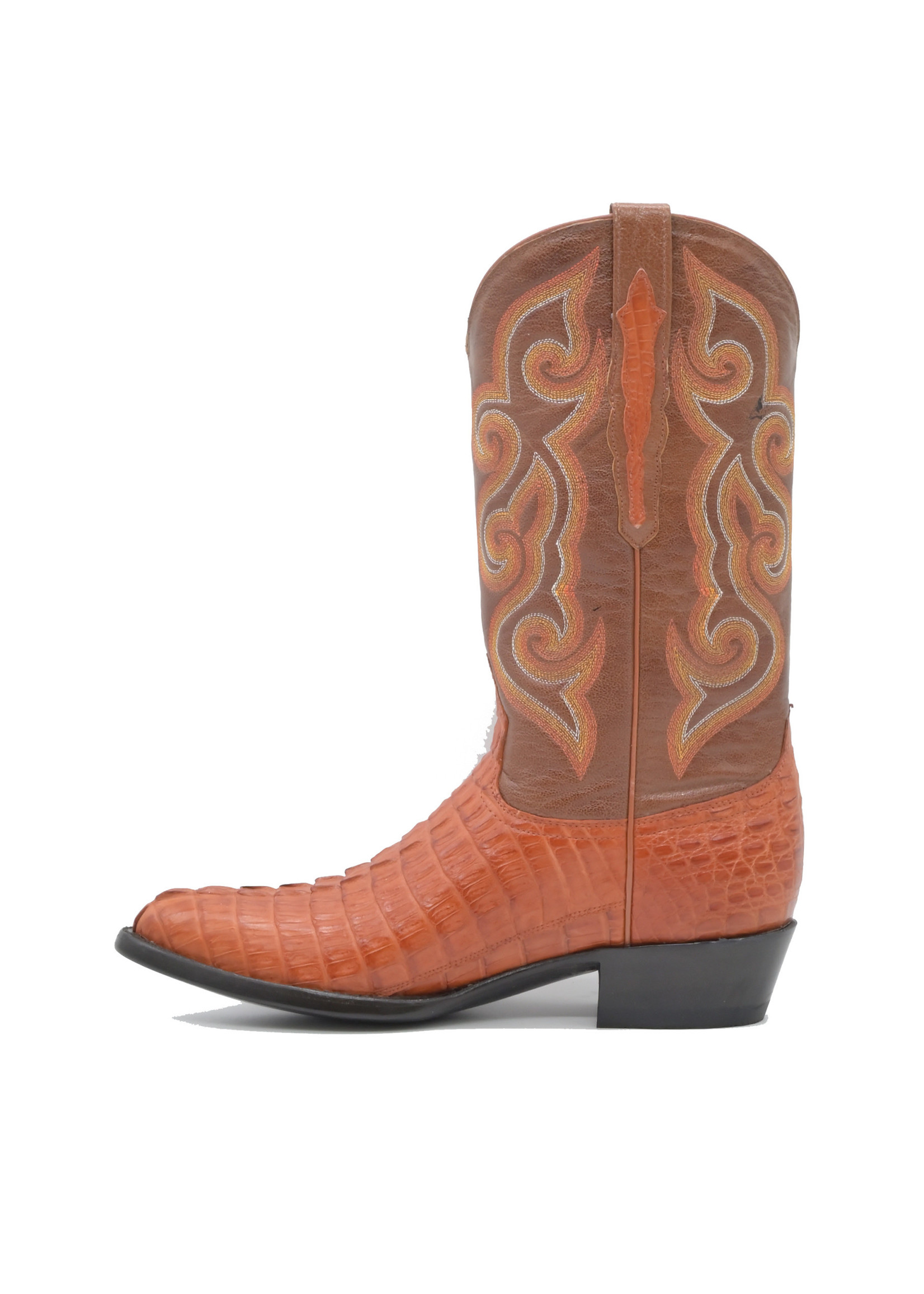 S5812D - Cognac Caiman Tail Sizes (8EE,8.5D,9.5EE,10D,10EE,13D)