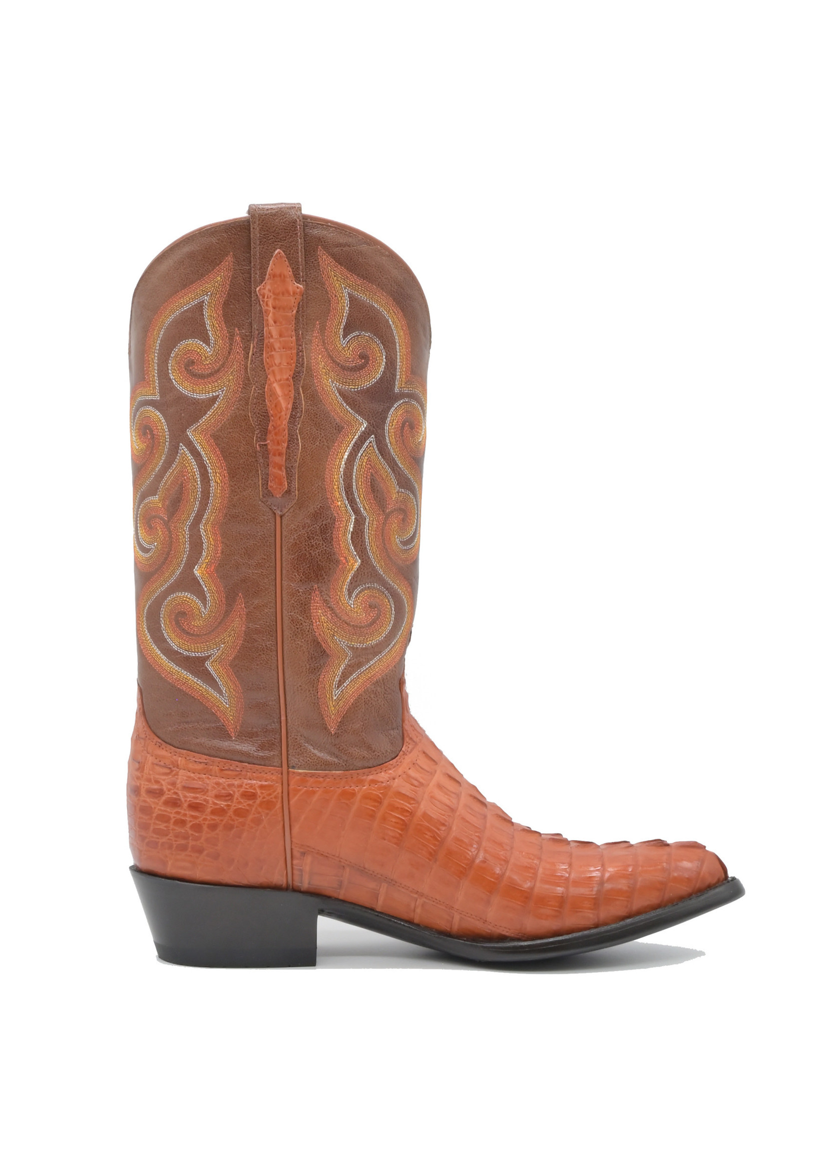 S5812D - Cognac Caiman Tail Sizes (8EE,8.5D,9.5EE,10D,10EE,13D)