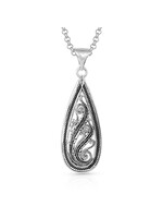Montana Silversmiths NC4838 - Dancing Teardrop Silver Necklace