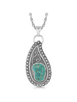 Montana Silversmiths NC4746 - Country Roads Turquoise Necklace