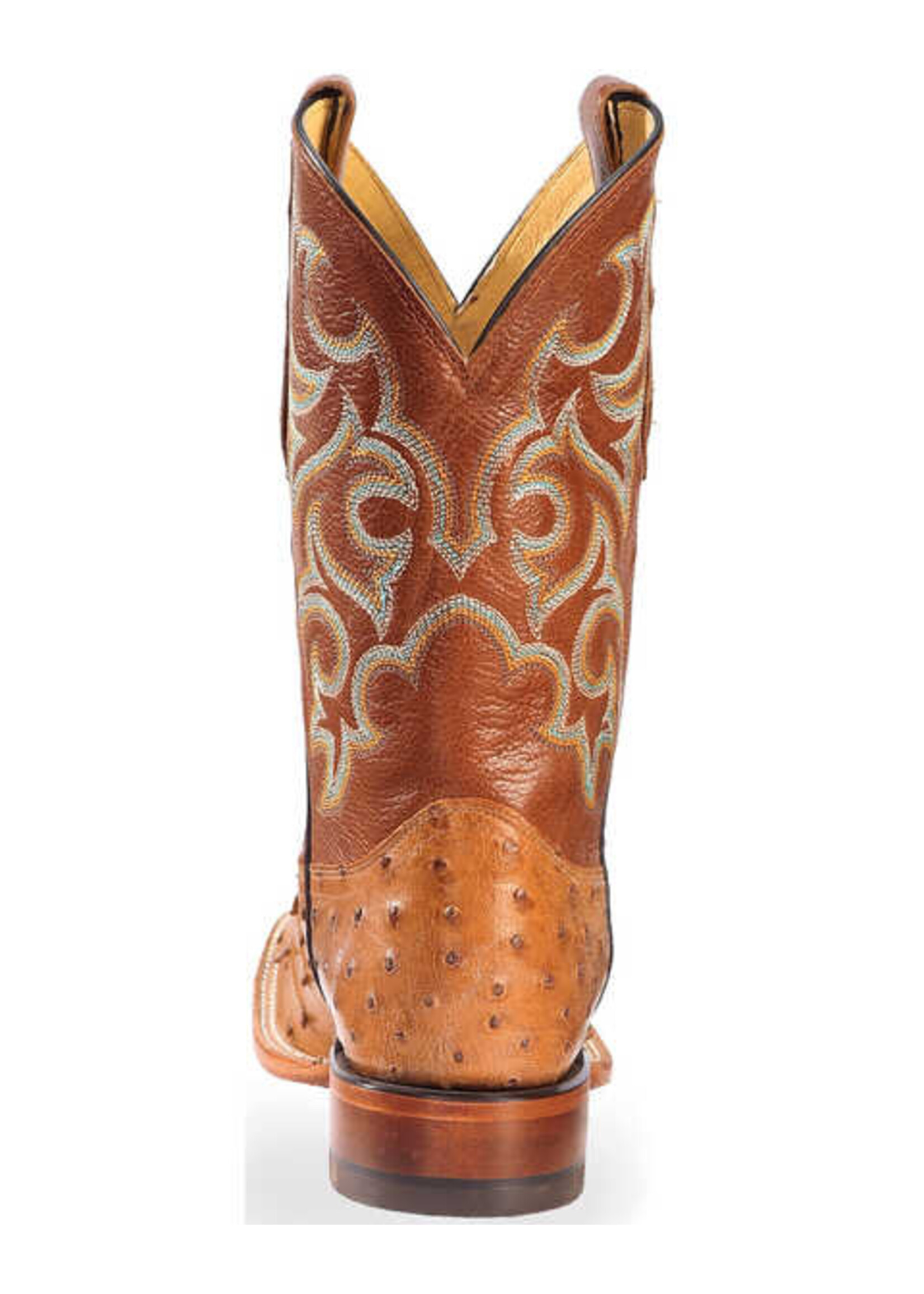Justin Men's Truman Full Quill Ostrich Western Boots