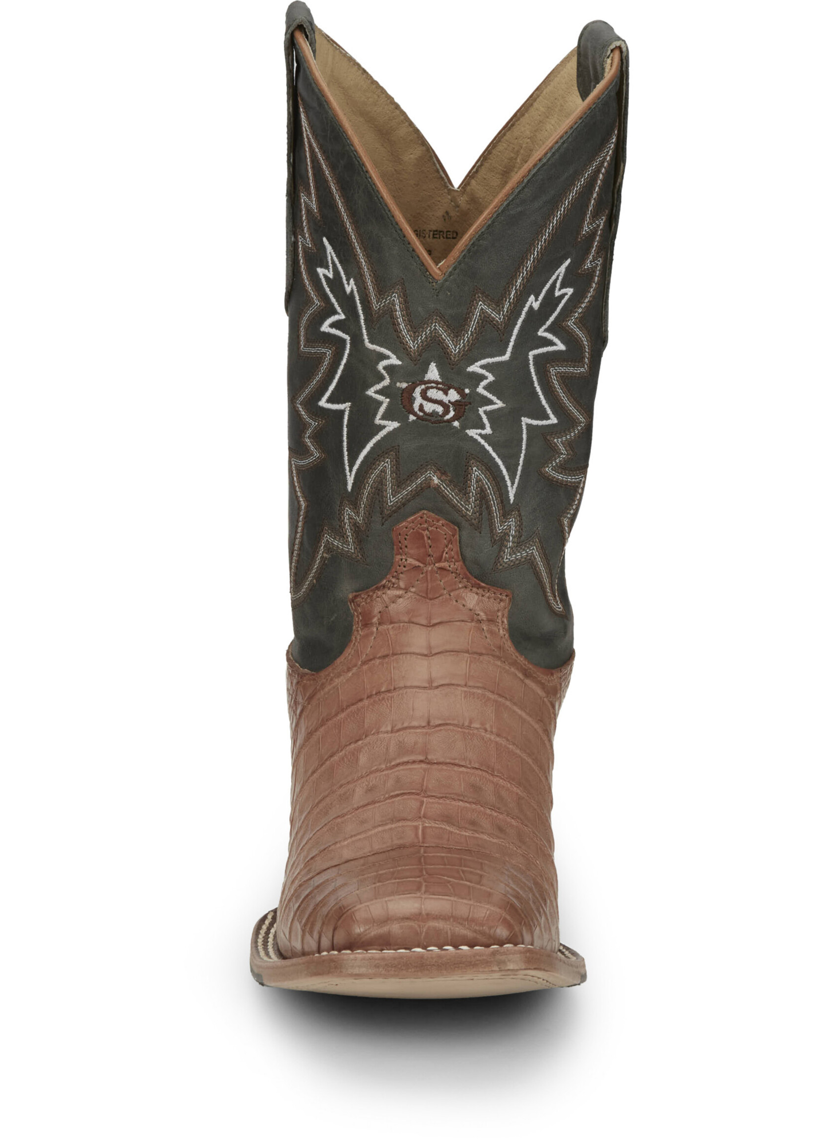 Justin caiman on sale square toe boots
