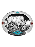 S - 4984 Western Express Buffalo Aztek Buckle