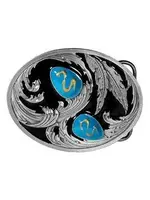 R-2 - Western Express Turquoise Scroll