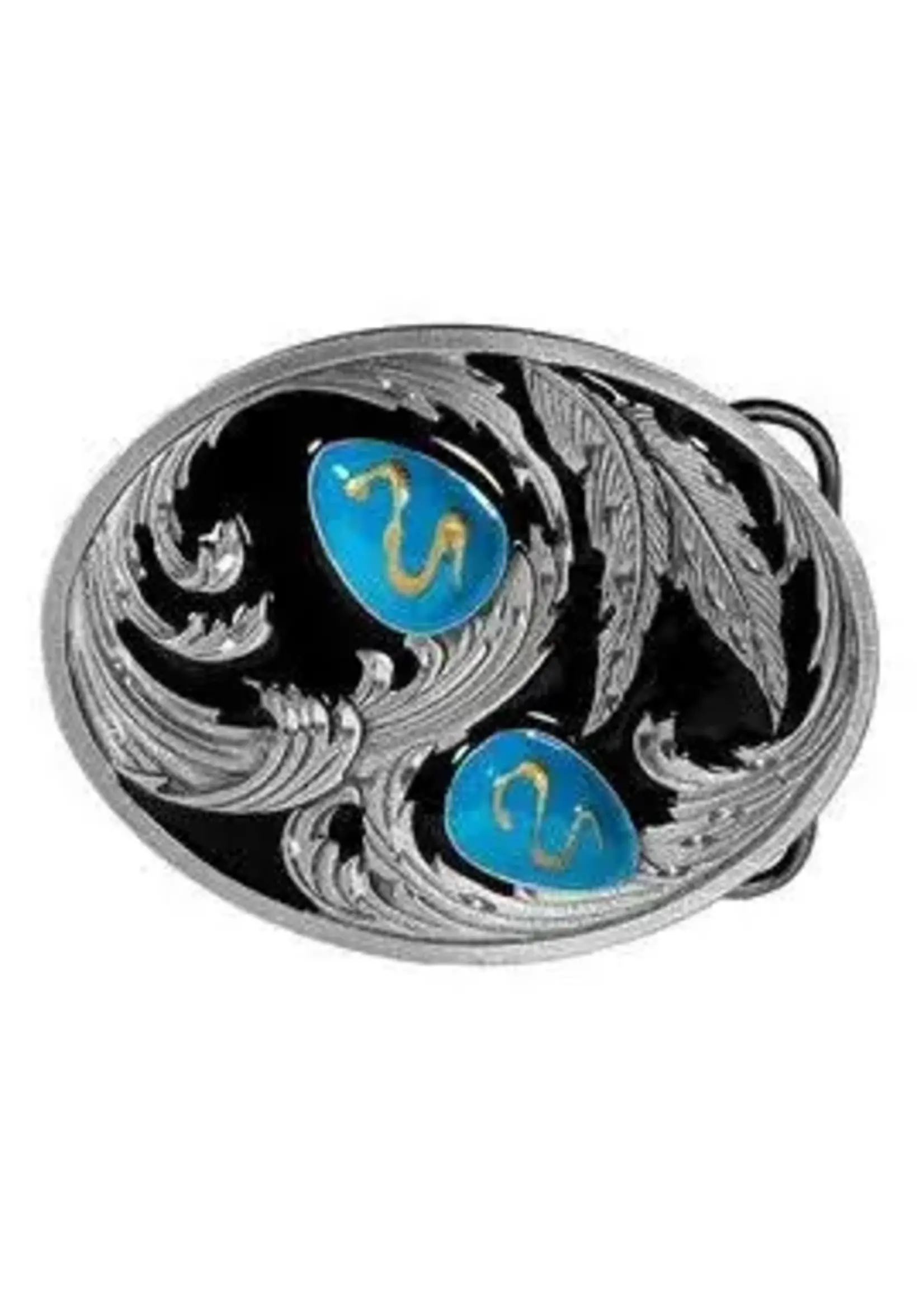 R-2 - Western Express Turquoise Scroll