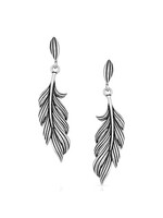 Montana Silversmiths ER4906 - Frayed Singleton Feather Earrings