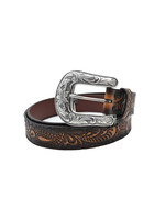 D140003702 - Brown Hantooled Belt - Circle B Western Wear