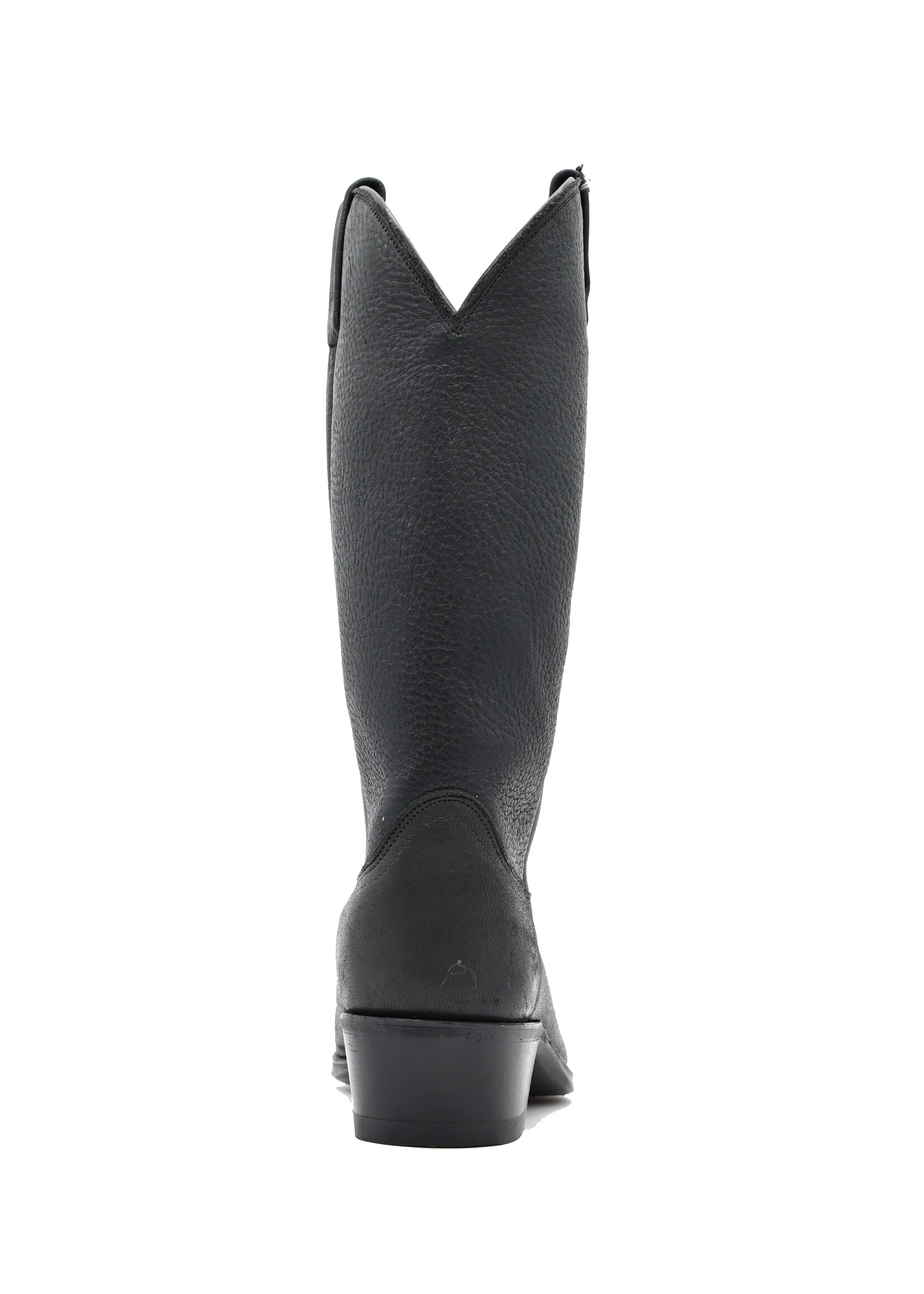 Dan Post Men's Black Western Elk Leather Boot - 6538 (8D, 13D)