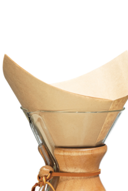 Chemex Unbleached Prefolded Filters, 100 Count