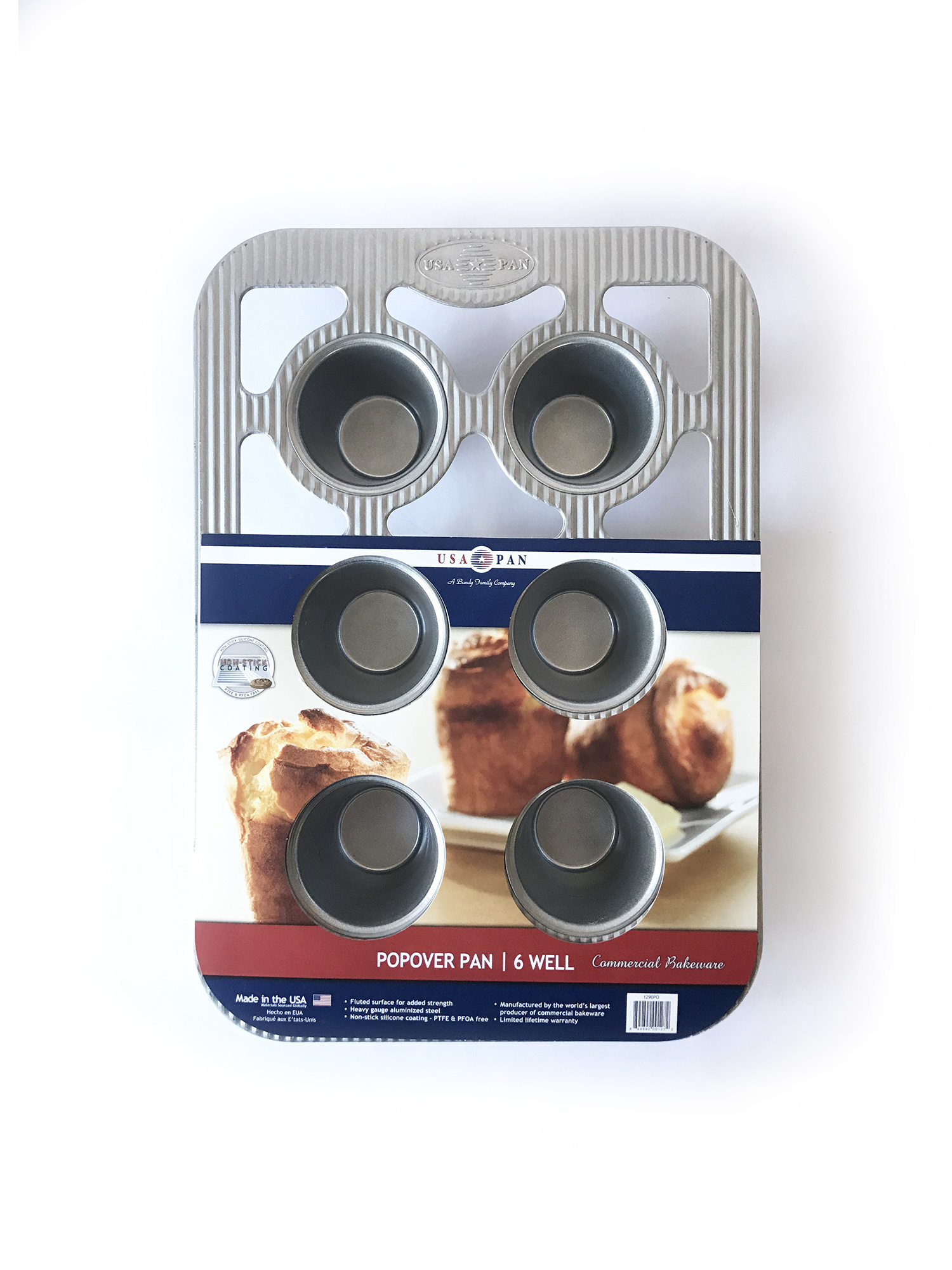 USA Pan Popover Pan Nonstick, 6-well - Creative Kitchen Fargo