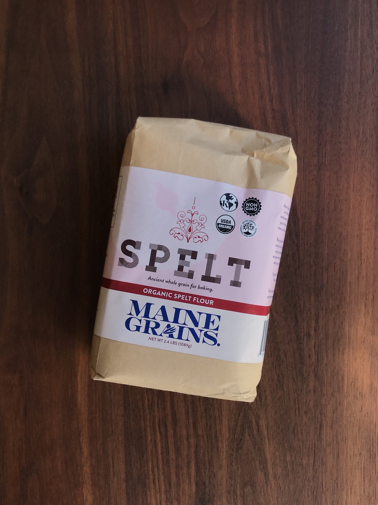Maine Grains Spelt Flour, 2.4 lbs.-1
