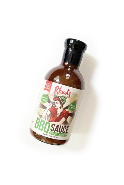 Rhed's Jalapeno BBQ Sauce, 16 oz.