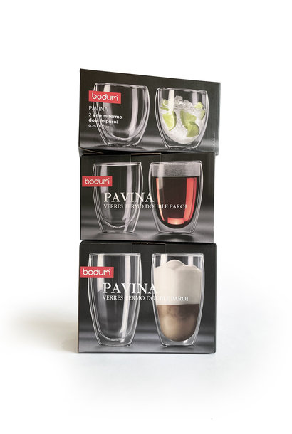 Bodum Pavina Walled Glass Mugs - Stock Culinary