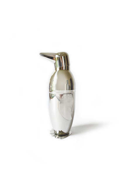 Viski Stainless Penguin Shaker, 17 oz.
