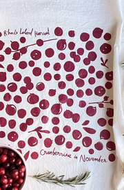 Rhode Island Harvest Tea Towels by Cricicis Design