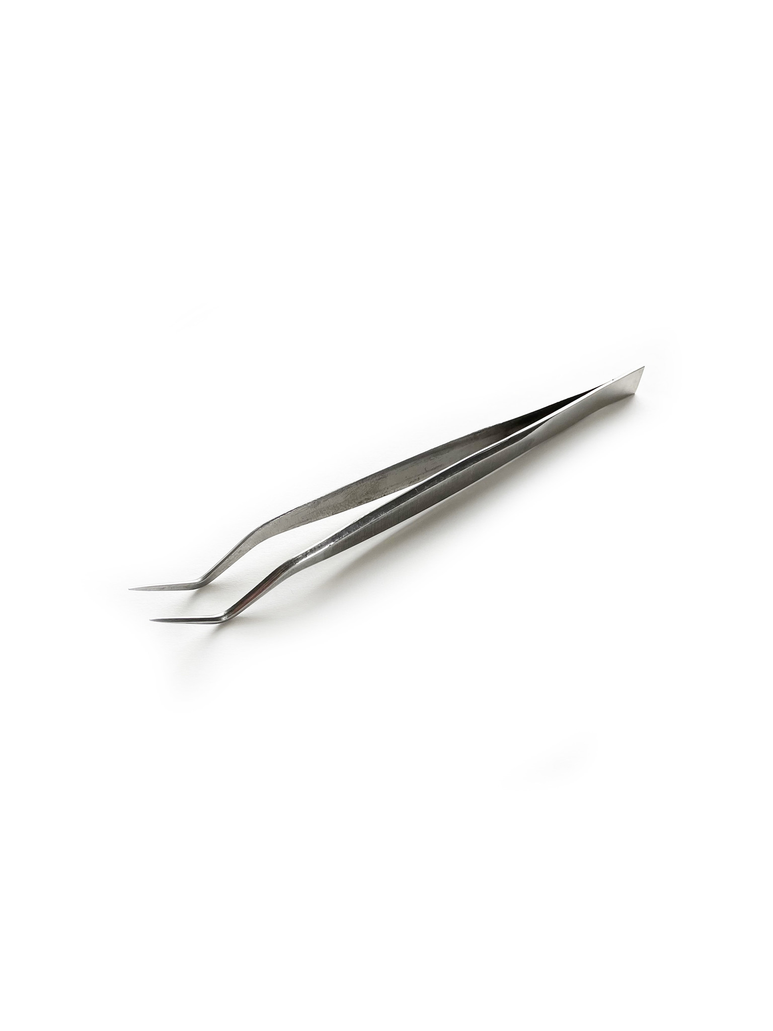 6 Curved Tweezers w/ Pin, TWZ-861.00