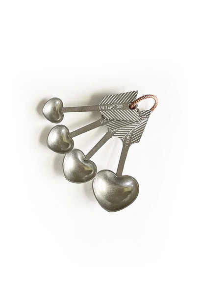 Beehive Heart Measuring Spoon Set