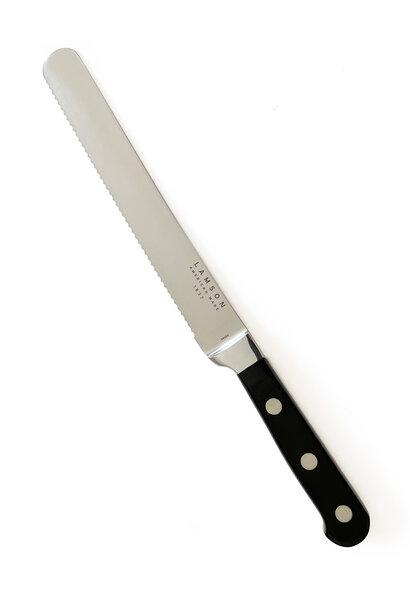 Lamson Midnight Forged Serrated Bread Knife, 8"