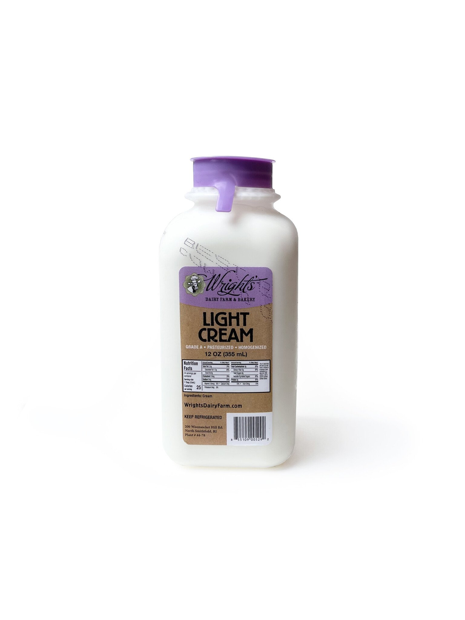 Wright's Dairy Cream, 12 oz.-1