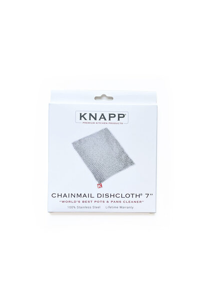 Knapp Chain Mail Fine Loops Dishcloth, 7"