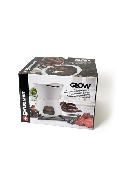 Swissmar Glow Ceramic Chocolate Fondue Set