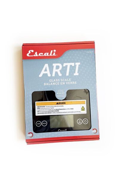 Escali Arti Black 15 lb. Digital Scale