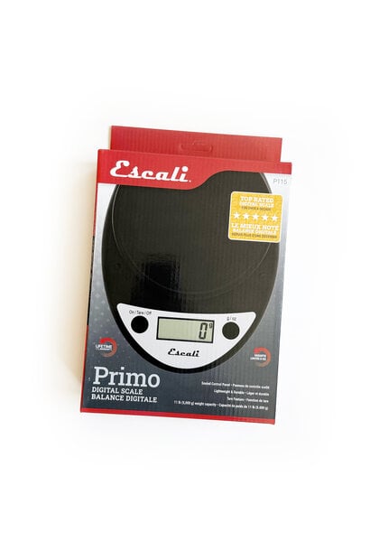 Escali Primo Black 11 lb. Digital Scale