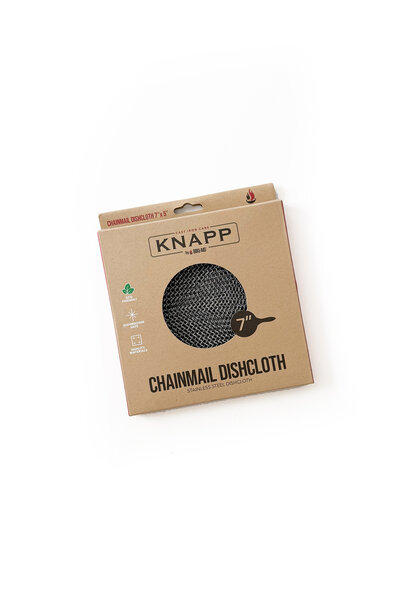 Knapp Chain Mail Fine Loops Dishcloth, 7"