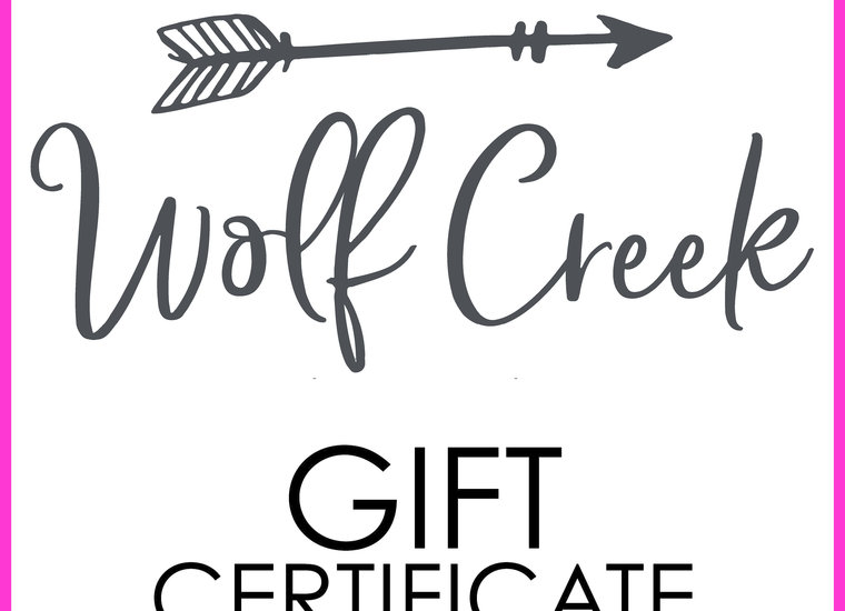 Gift Certificates
