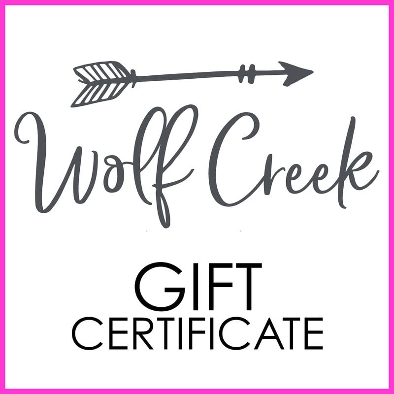 Wolf Creek Lewisburg $100 Gift Certificate