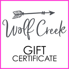 Wolf Creek Lewisburg $50  Gift Certificate