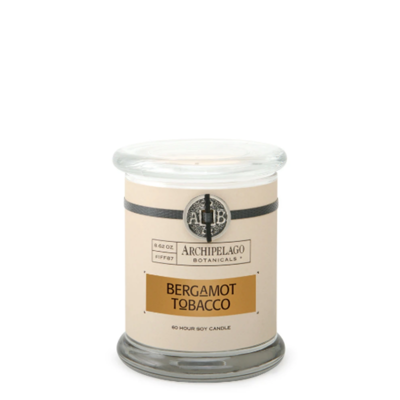 Archipelago 8.62 Bergamot Tobacco  Jar Candle
