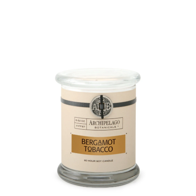 Archipelago Bergamot Tobacco  Jar Candle