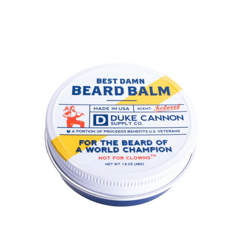 Duke Cannon Best Damn Beard Balm - Redwood